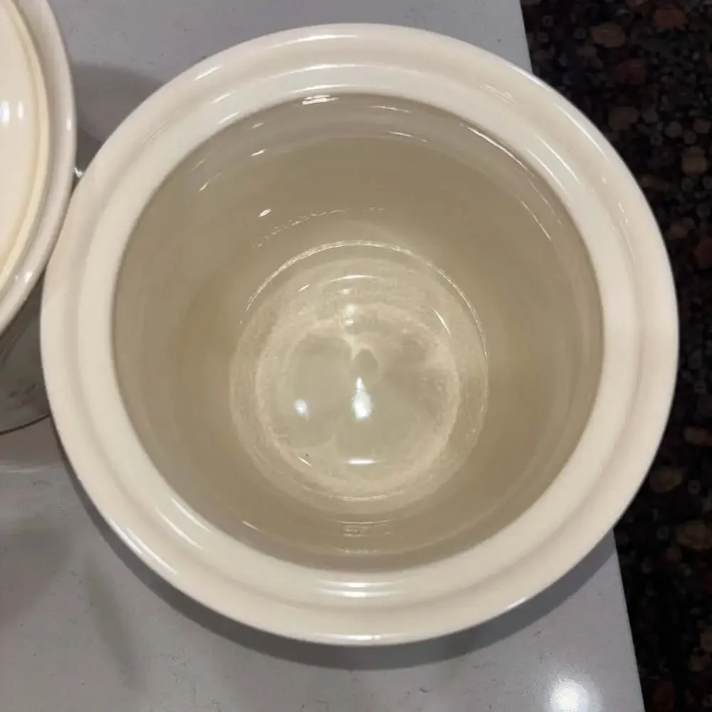 Pfaltzgraff Secret Rose Ceramic Canister Set Of 4 With Lids 506-509
